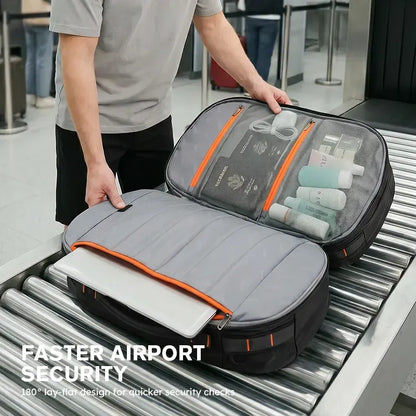 40L–50L Expandable Travel Backpack – TSA-Friendly Carry-On with Laptop & Wet-Dry Compartments