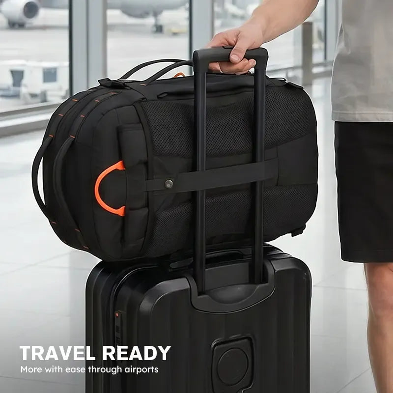 40L–50L Expandable Travel Backpack – TSA-Friendly Carry-On with Laptop & Wet-Dry Compartments