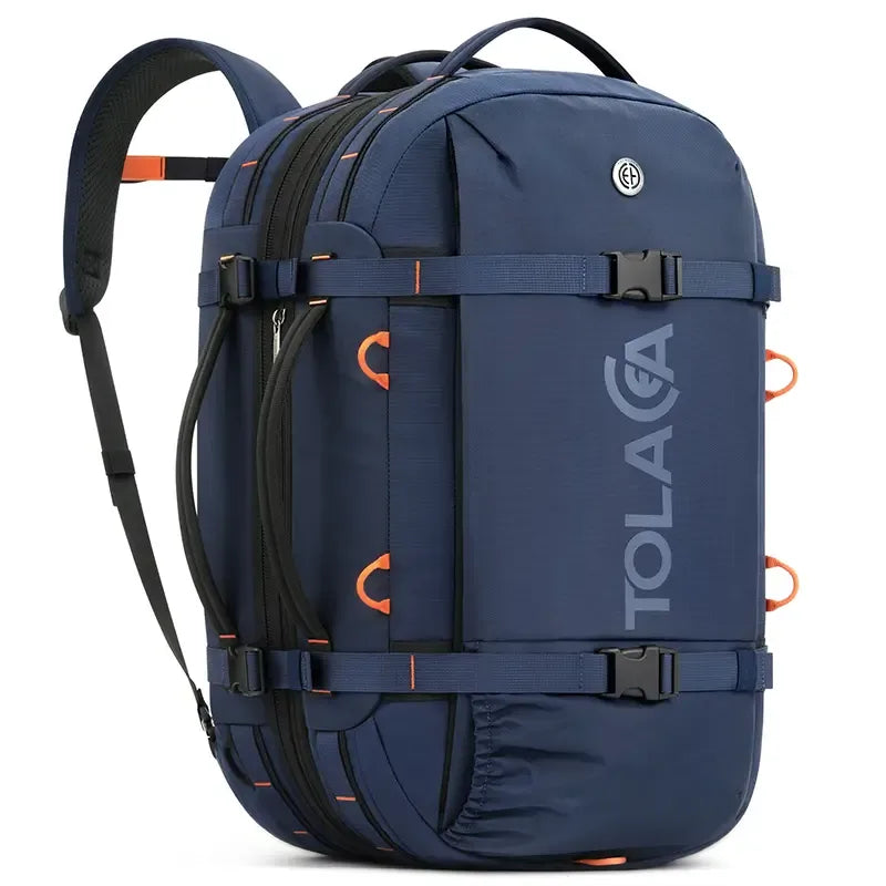 40L–50L Expandable Travel Backpack – TSA-Friendly Carry-On with Laptop & Wet-Dry Compartments