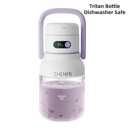Cordless Blender 33oz | USB Rechargeable | Smoothies & Ice Crushing