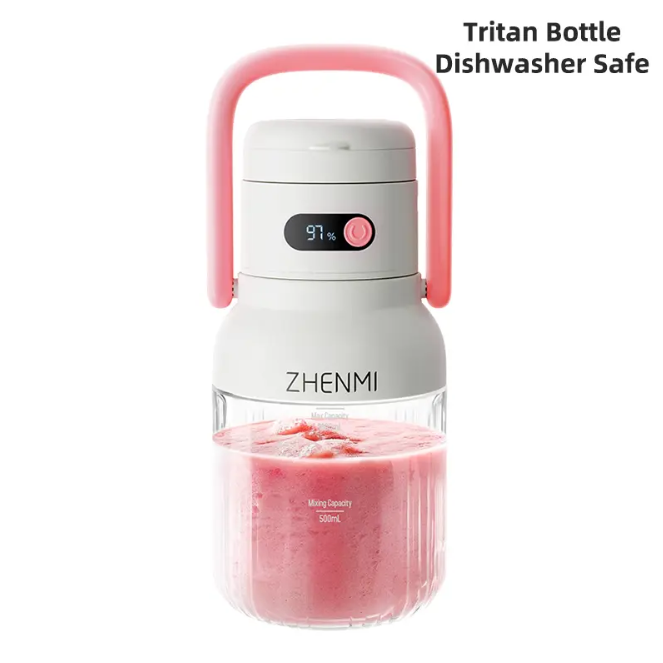 Cordless Blender 33oz | USB Rechargeable | Smoothies & Ice Crushing